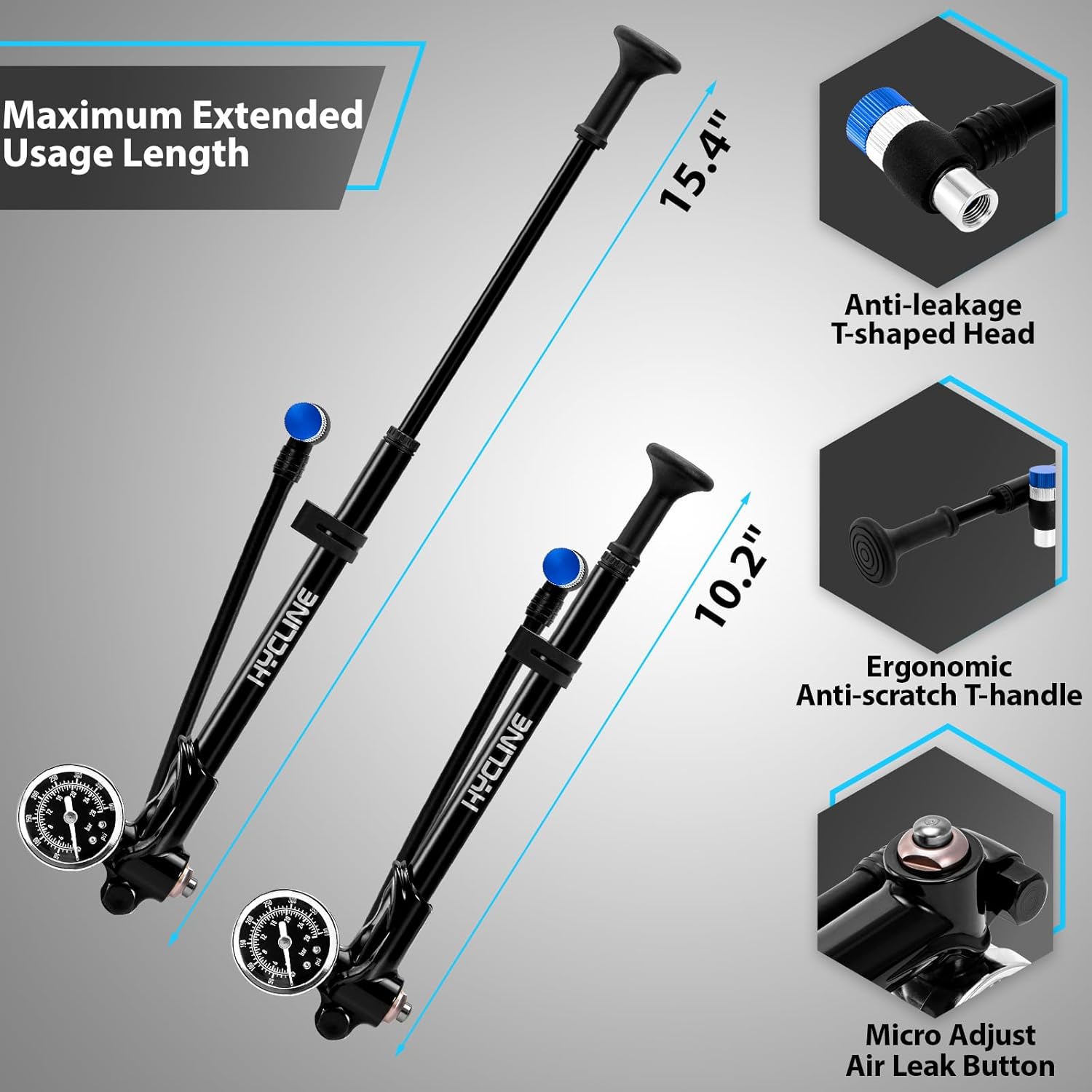 Hycline High-Pressure Shock Pump - Howling Moto