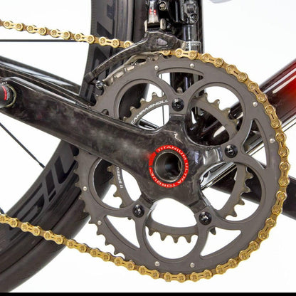 Hycline bicycle chain for 6/7/8-speed bikes, 1/2x3/32 inch, 116 links, durable metal bike chain for smooth shifting.