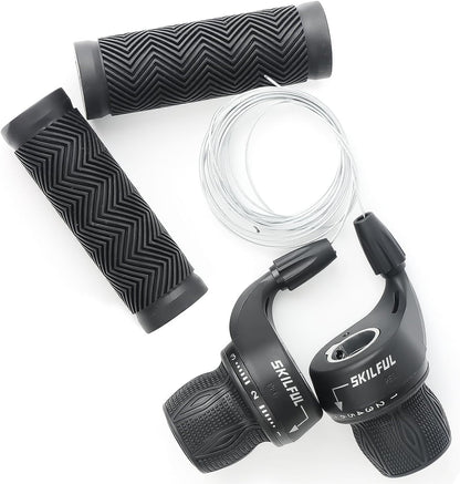 Bicycle 21-Speed Twist Shifter Set - Howling Moto