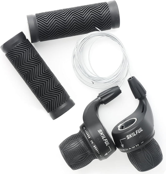 Bicycle 21-Speed Twist Shifter Set - Howling Moto