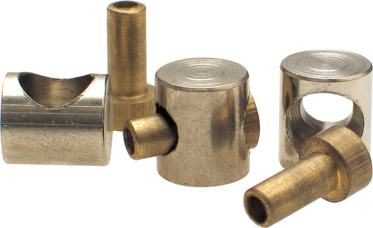 Set of 10 Motion Pro cable barrel fittings with part number 01-0003, used for motorcycle control cables and accessories.