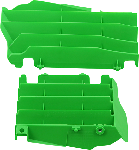 ACERBIS Radiator Louvers - Green - Kawasaki 2791430006 - Howling Moto