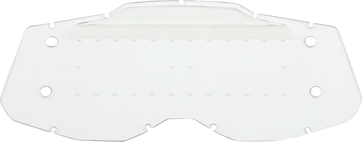 Bill's Exhausts Youth Accuri 2 Forecast Lens in clear, showing smooth, transparent surface designed for motorcycle or vehicle use.