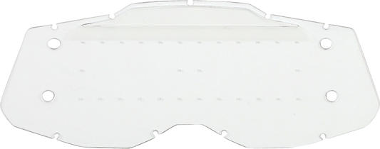 Bill's Exhausts Youth Accuri 2 Forecast Lens in clear, showing smooth, transparent surface designed for motorcycle or vehicle use.
