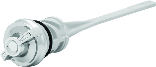 Chrome Kuryakyn Precision Dipstick for Harley Davidson 2018 models, featuring a sleek, durable design for accurate oil level checking.
