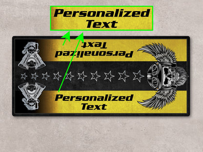 Motorcycle Mat for Motorcycle "The Sound of Power" - MM7304 - Howling Moto