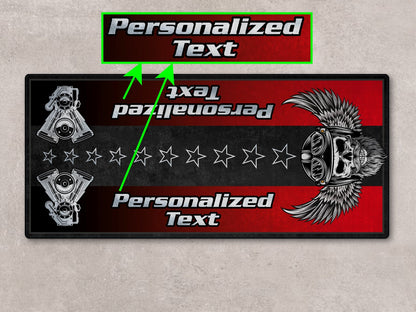 Motorcycle Mat for Motorcycle "The Sound of Power" - MM7304 - Howling Moto