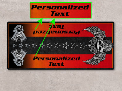 Motorcycle Mat for Motorcycle "The Sound of Power" - MM7304 - Howling Moto