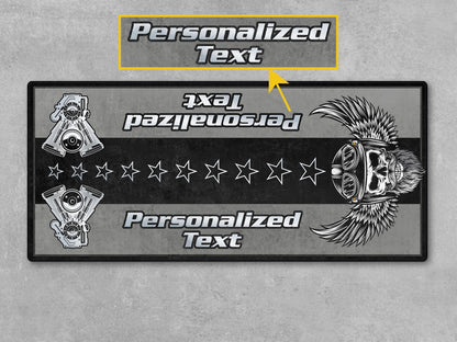 Motorcycle Mat for Motorcycle "The Sound of Power" - MM7304 - Howling Moto