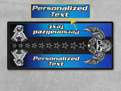 Motorcycle Mat for Motorcycle "The Sound of Power" - MM7304 - Howling Moto