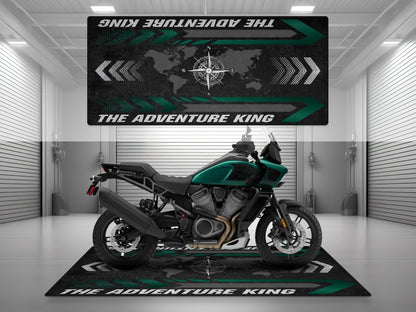 Motorcycle Mat for Adventure Motorcycle "The Adventure King" - MM7341 - Howling Moto