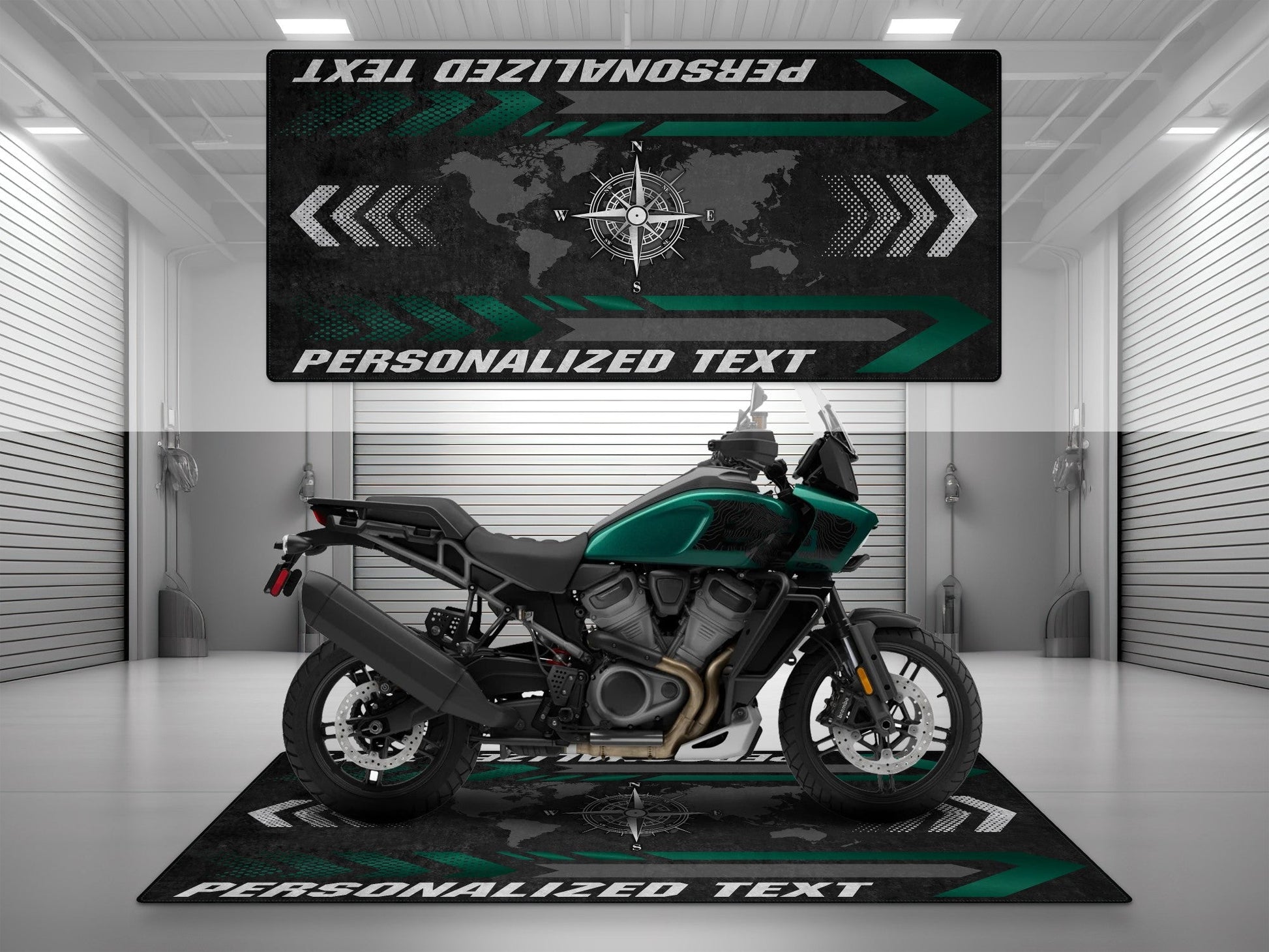Motorcycle Mat for Adventure Motorcycle "The Adventure King" - MM7341 - Howling Moto