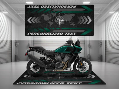 Motorcycle Mat for Adventure Motorcycle "The Adventure King" - MM7341 - Howling Moto