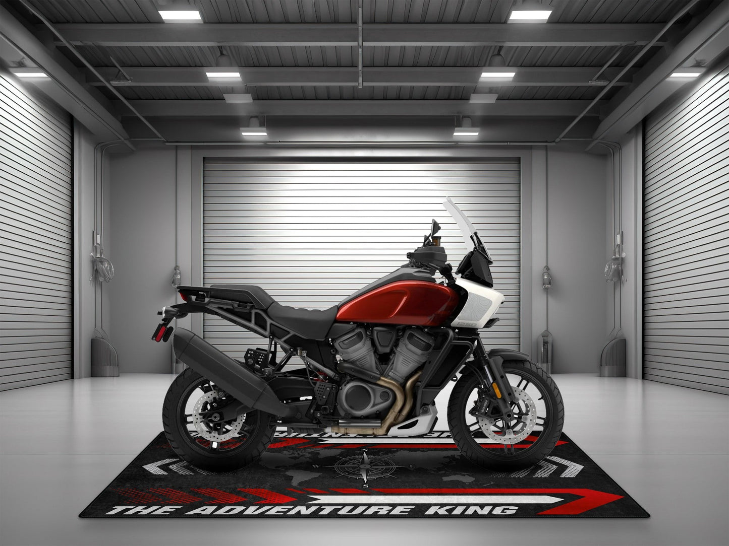 Motorcycle Mat for Adventure Motorcycle "The Adventure King" - MM7341 - Howling Moto