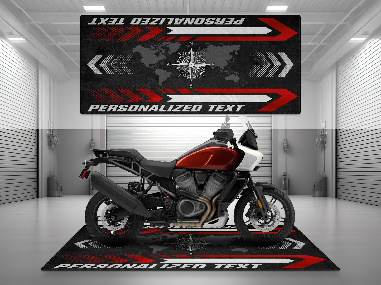 Motorcycle Mat for Adventure Motorcycle "The Adventure King" - MM7341 - Howling Moto