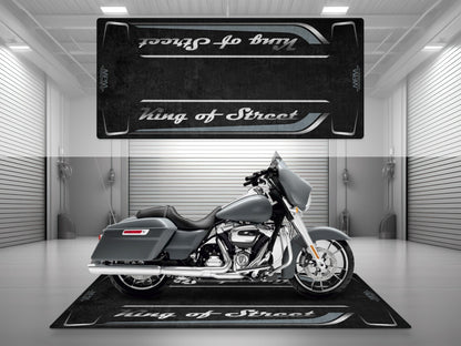 Motorcycle Mat for Cruiser Motorcycle "King of Street" - MM7343 - Howling Moto