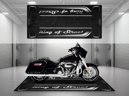 Motorcycle Mat for Cruiser Motorcycle "King of Street" - MM7343 - Howling Moto