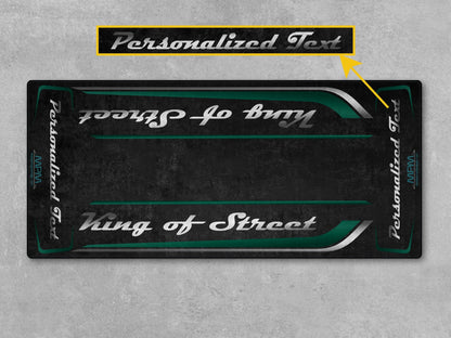 Motorcycle Mat for Cruiser Motorcycle "King of Street" - MM7343 - Howling Moto
