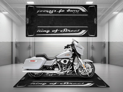 Motorcycle Mat for Cruiser Motorcycle "King of Street" - MM7343 - Howling Moto