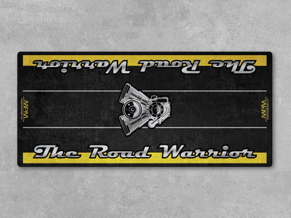 Motorcycle Mat for Touring Motorcycle "The Road Warrior" - MM7344 - Howling Moto