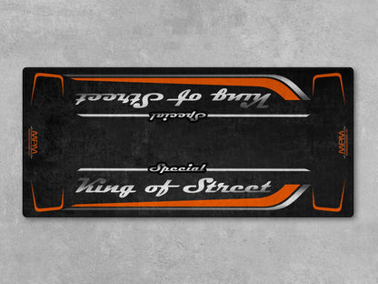 Motorcycle Mat for Cruiser Motorcycle "Special King of Street" - MM7345 - Howling Moto