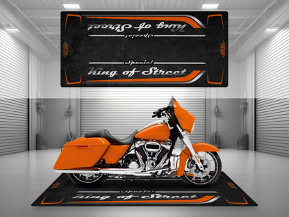 MPM Motorcycle Mat for Cruiser Motorcycle "Special King of Street" - MM7345 - Howling Moto