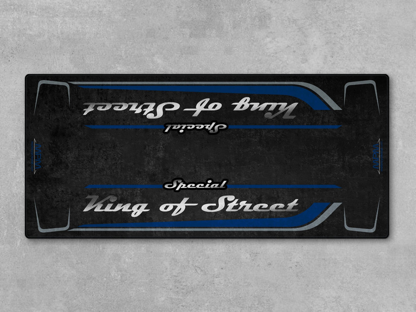 Motorcycle Mat for Cruiser Motorcycle "Special King of Street" - MM7345 - Howling Moto
