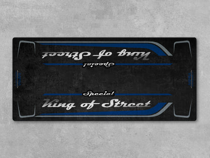 Motorcycle Mat for Cruiser Motorcycle "Special King of Street" - MM7345 - Howling Moto
