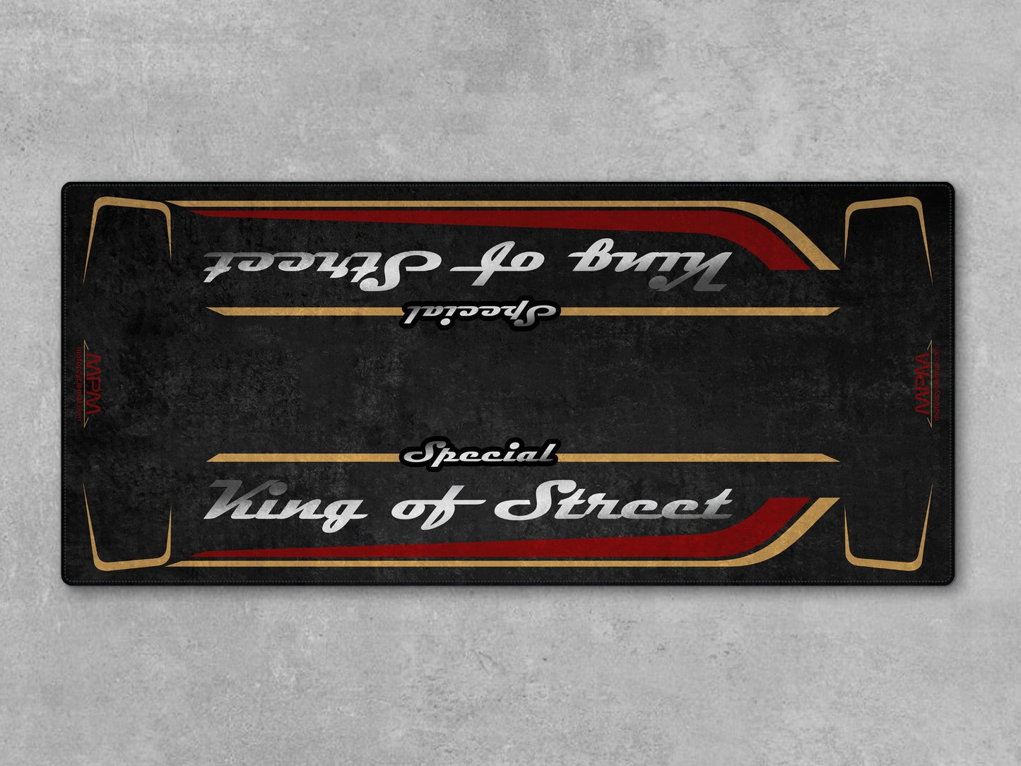 Motorcycle Mat for Cruiser Motorcycle "Special King of Street" - MM7345 - Howling Moto