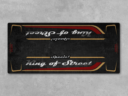 Motorcycle Mat for Cruiser Motorcycle "Special King of Street" - MM7345 - Howling Moto