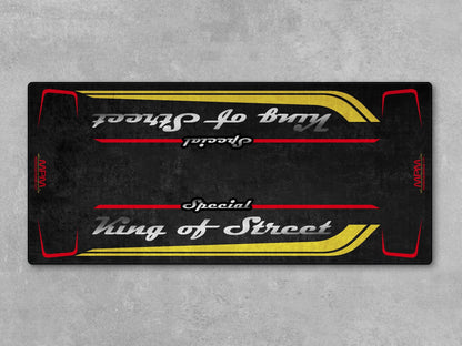 Motorcycle Mat for Cruiser Motorcycle "Special King of Street" - MM7345 - Howling Moto
