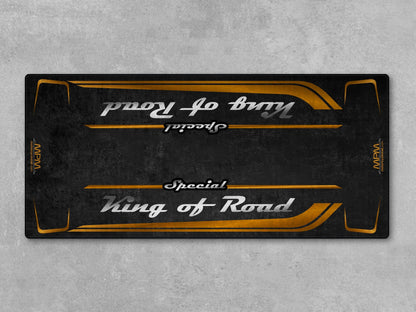 Motorcycle Mat for Cruiser Motorcycle "Special King of Road" - MM7346 - Howling Moto
