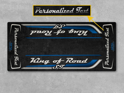 Motorcycle Mat for Cruiser Motorcycle "King of Road ST" - MM7347 - Howling Moto