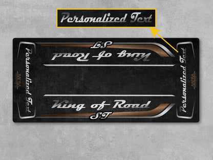 Motorcycle Mat for Cruiser Motorcycle "King of Road ST" - MM7347 - Howling Moto