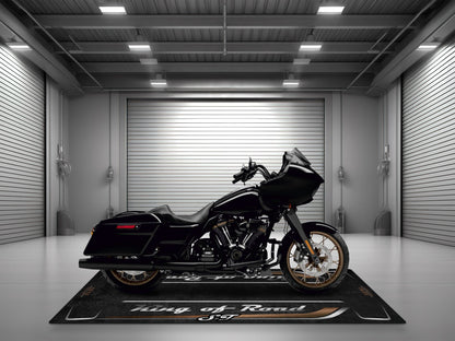 Motorcycle Mat for Cruiser Motorcycle "King of Road ST" - MM7347 - Howling Moto