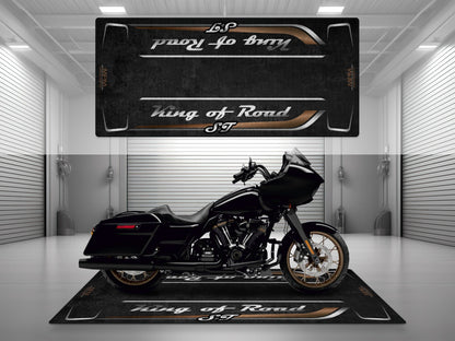 MPM Motorcycle Mat for Cruiser Motorcycle "King of Road ST" - MM7347 - Howling Moto