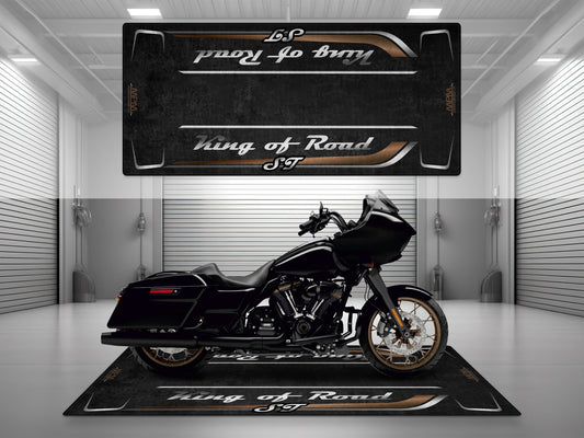 MPM Motorcycle Mat for Cruiser Motorcycle "King of Road ST" - MM7347 - Howling Moto