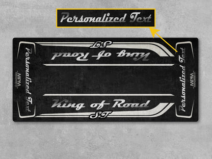 Motorcycle Mat for Cruiser Motorcycle "King of Road ST" - MM7347 - Howling Moto
