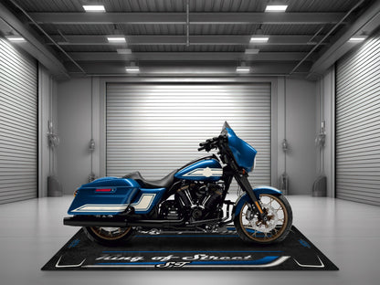 Motorcycle Mat for Cruiser Motorcycle "King of Street ST" - MM7348 - Howling Moto