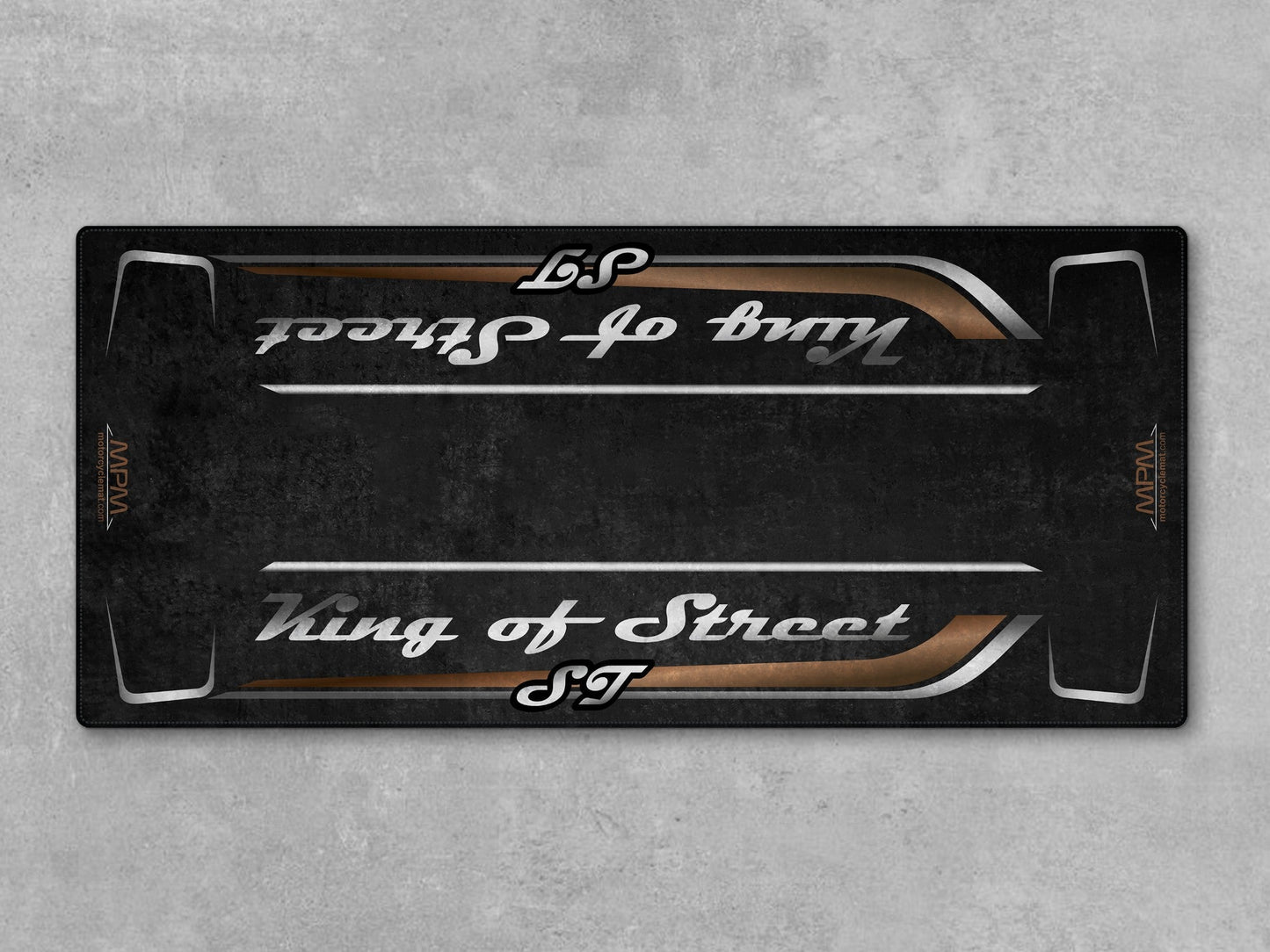Motorcycle Mat for Cruiser Motorcycle "King of Street ST" - MM7348 - Howling Moto