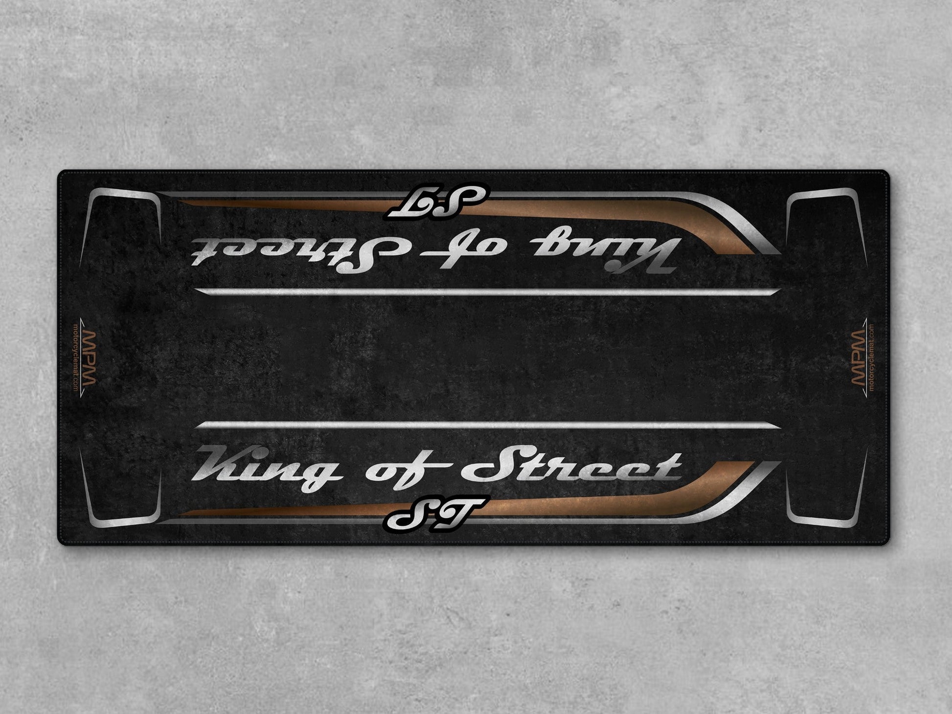 Motorcycle Mat for Cruiser Motorcycle "King of Street ST" - MM7348 - Howling Moto