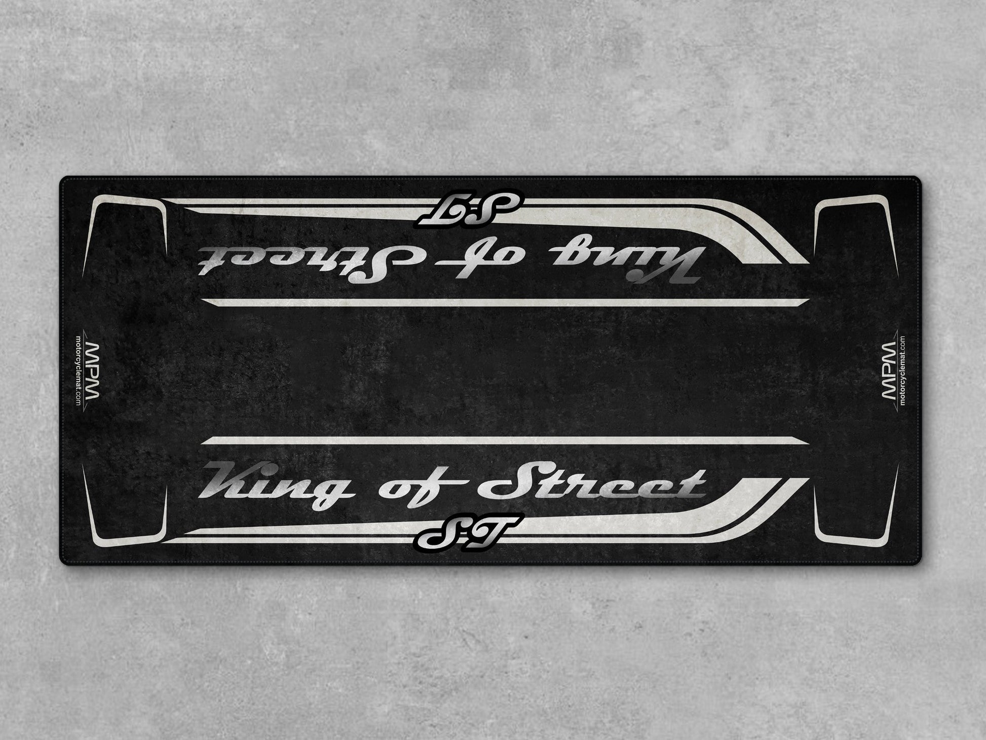 Motorcycle Mat for Cruiser Motorcycle "King of Street ST" - MM7348 - Howling Moto