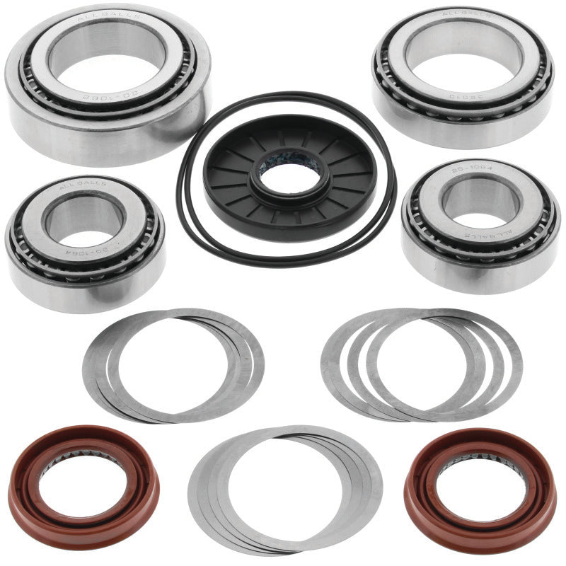 QuadBoss rear differential bearing and seal kit for Polaris RZR 800 and RZR S 800 models (2012-2014).