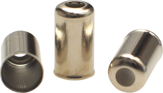Motion Pro 01-0005 6mm long cap fittings cable kit with 10 black plastic caps for motorcycle or bike cable ends.