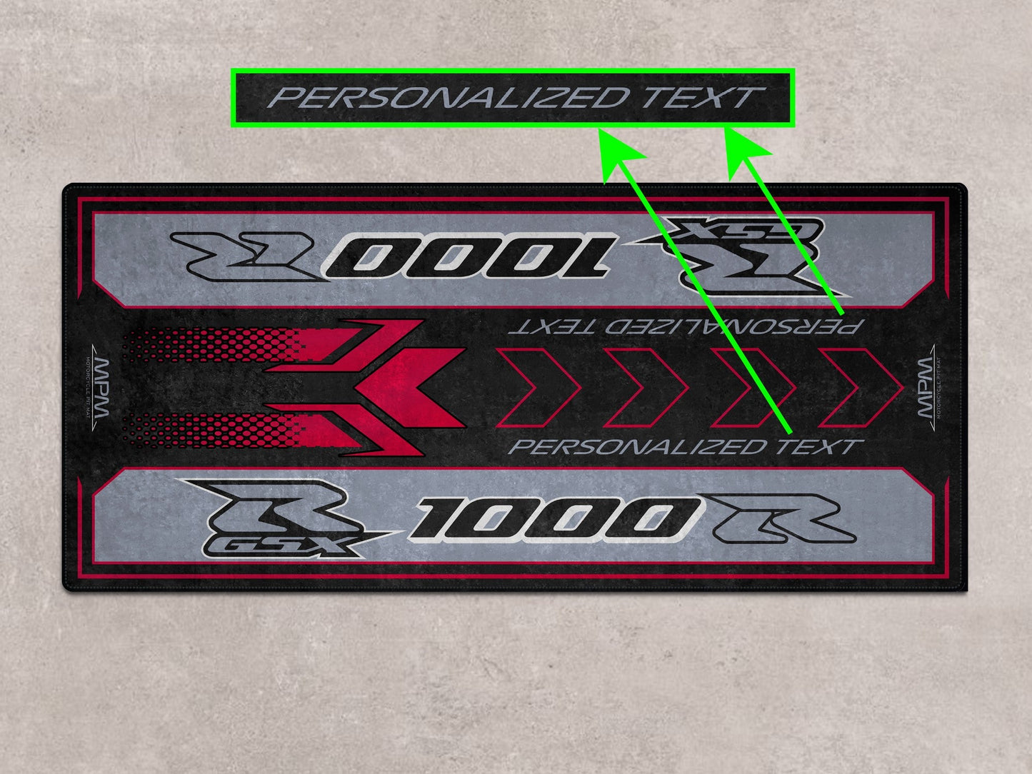 MPM Motorcycle Mat for Suzuki GSX-R1000R 2024 - MM7353 - Howling Moto