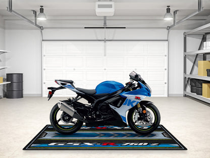 Designed Pit Mat for Suzuki GSX-R750Z Motorcycle - MM7357 - Howling Moto