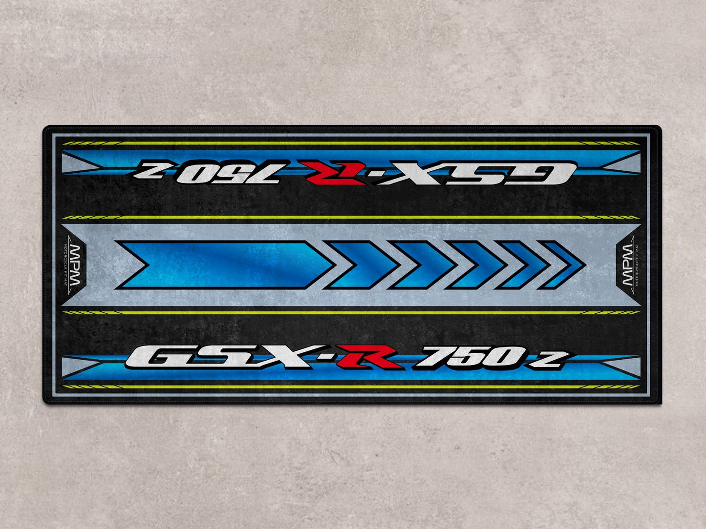 Designed Pit Mat for Suzuki GSX-R750Z Motorcycle - MM7357 - Howling Moto