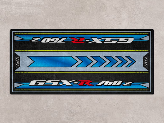 Designed Pit Mat for Suzuki GSX-R750Z Motorcycle - MM7357 - Howling Moto