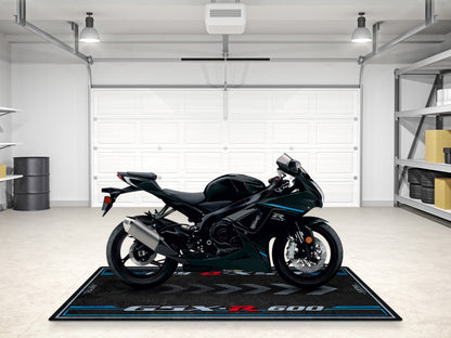 Designed Pit Mat for Suzuki GSX-R600 Motorcycle - MM7358 - Howling Moto