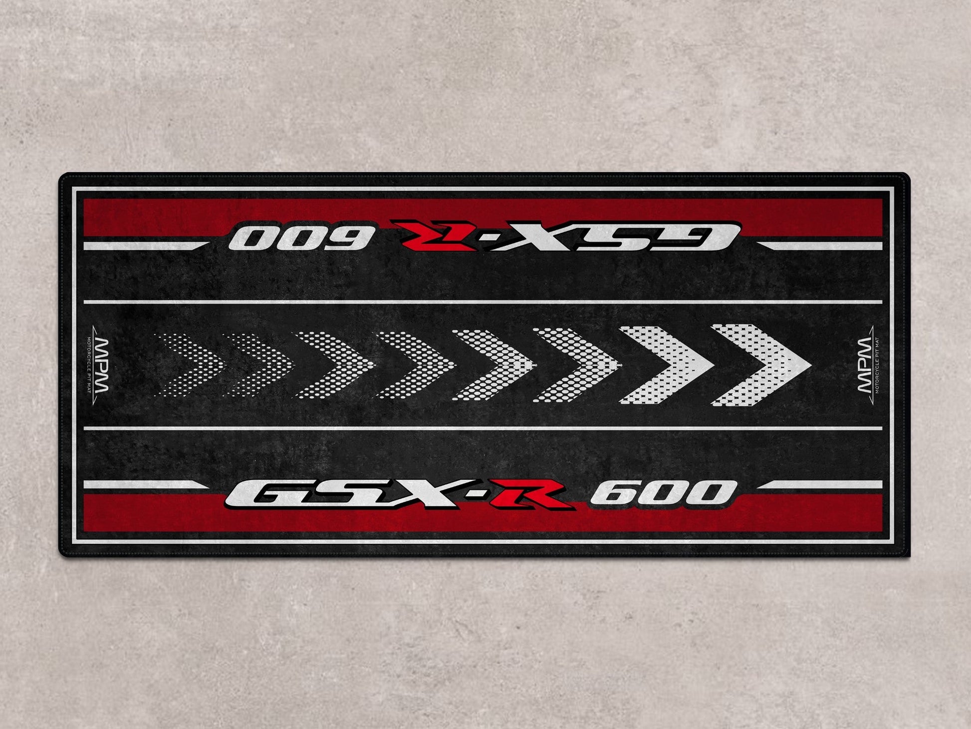 Designed Pit Mat for Suzuki GSX-R600 Motorcycle - MM7358 - Howling Moto
